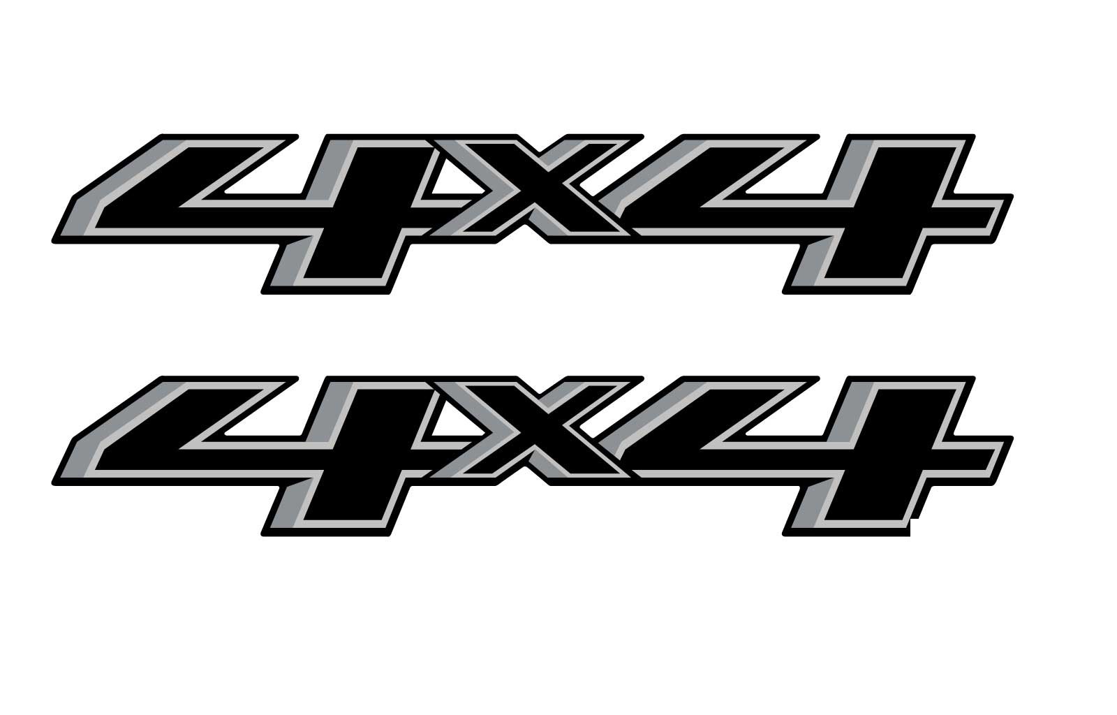2015 Chevy Silverado GMC Sierra 1500 2500 HD 4X4 Bedside Decal Stickers Set Of 2