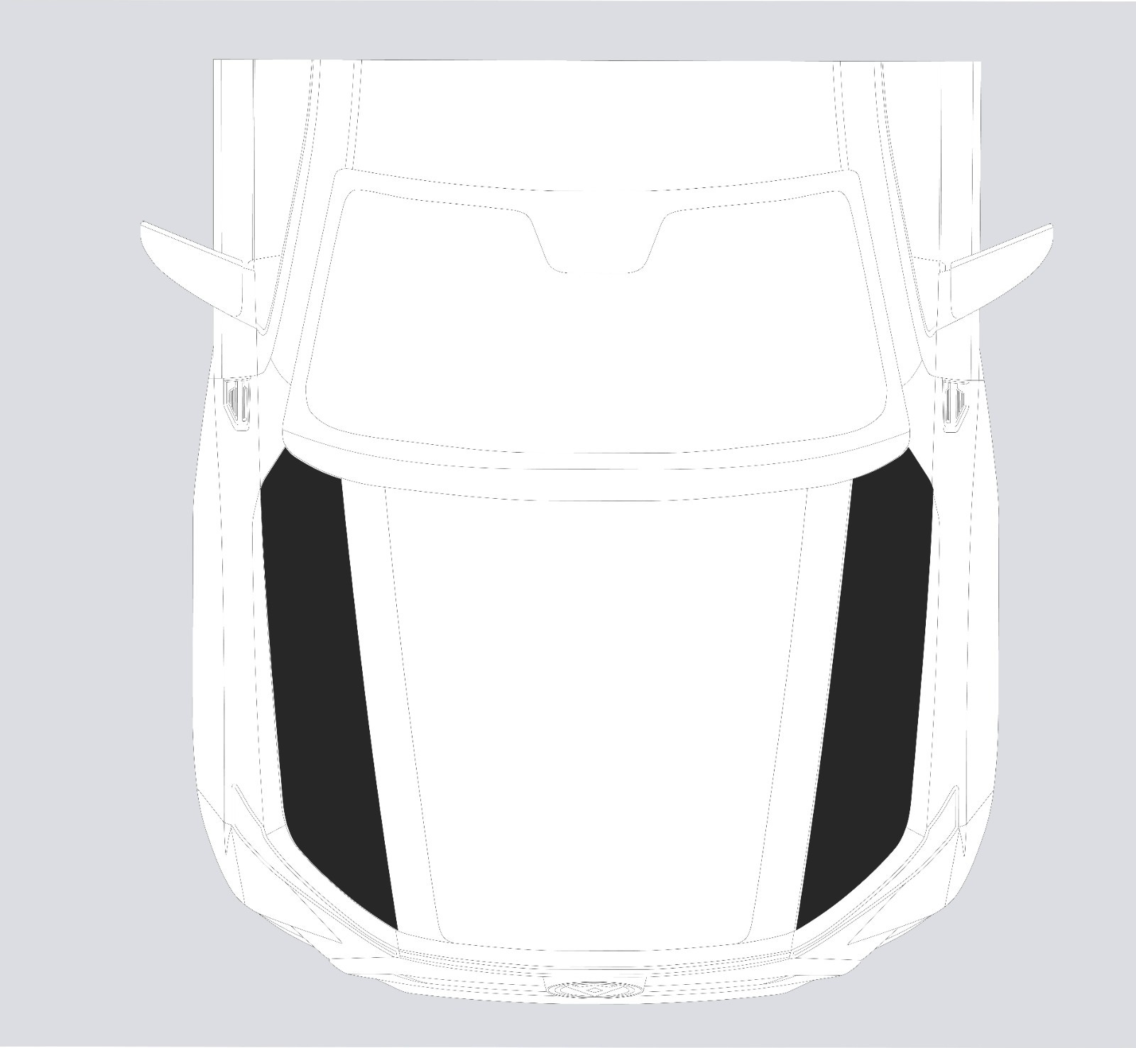 LDV T60 Bonnet Stripes Decals Graphics Saic Motors 4×4 2017 – 2025