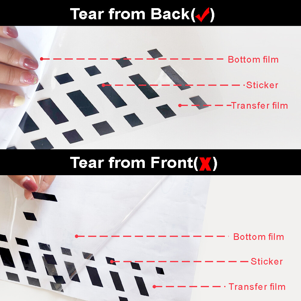 Tire Tread Graphics Sticker Fit for Truck Hood Body Side Door Fender Vinyl Decal