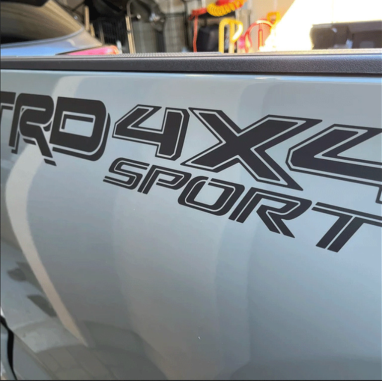 X2 TRD 4X4 Sport Decals Fits Toyota Tacoma Tundra Truck Stickers Decal Vinyl b