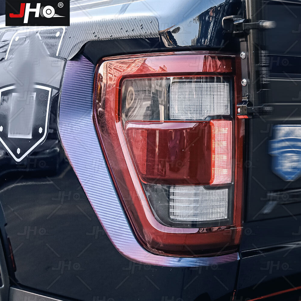8PCS Purple Carbon Fiber Look Graphic Decals For 22-26 Ford F-150 Raptor Vinyl