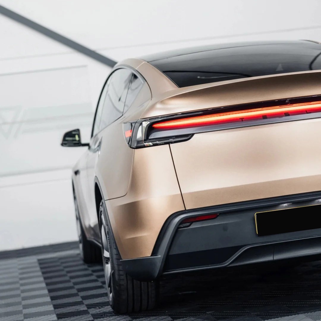 Rose Gold For Tesla Model Y 2025 PreCut Paint Protection Film PET Wrap Change