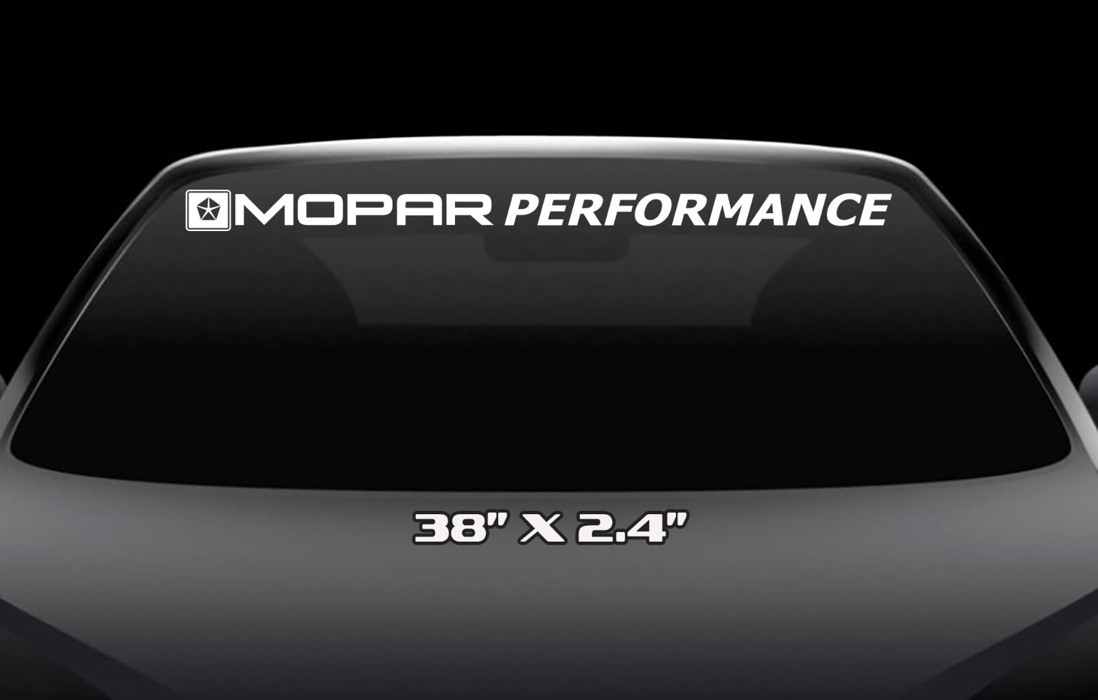 MOPAR Performance Windshield Banner (many colors to choose from)