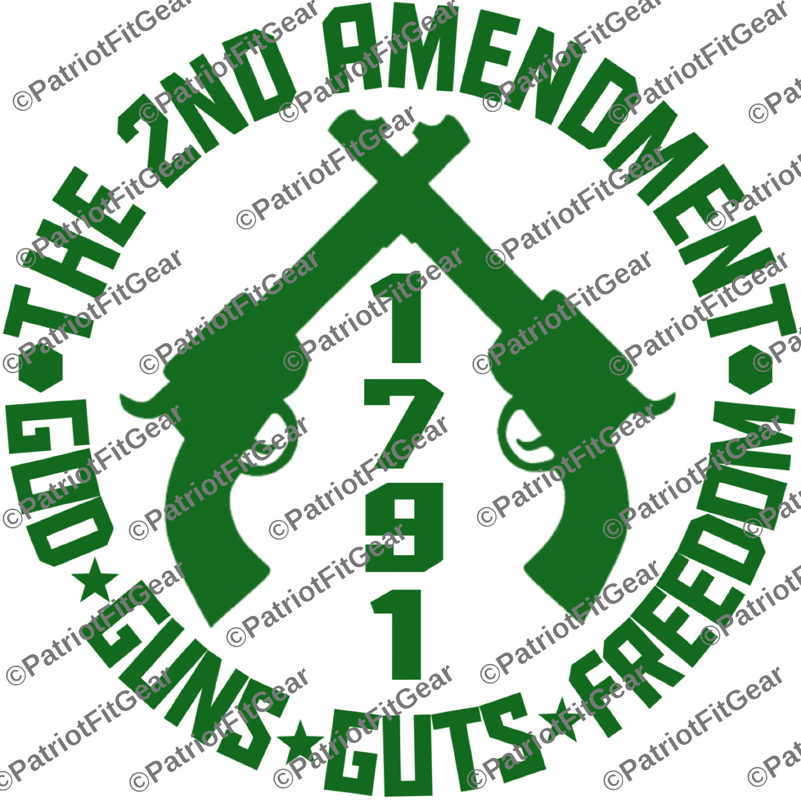 The 2nd Amendment,God Guns Freedom,Molon Labe,2A,Gun Rights,Custom Vinyl Decal