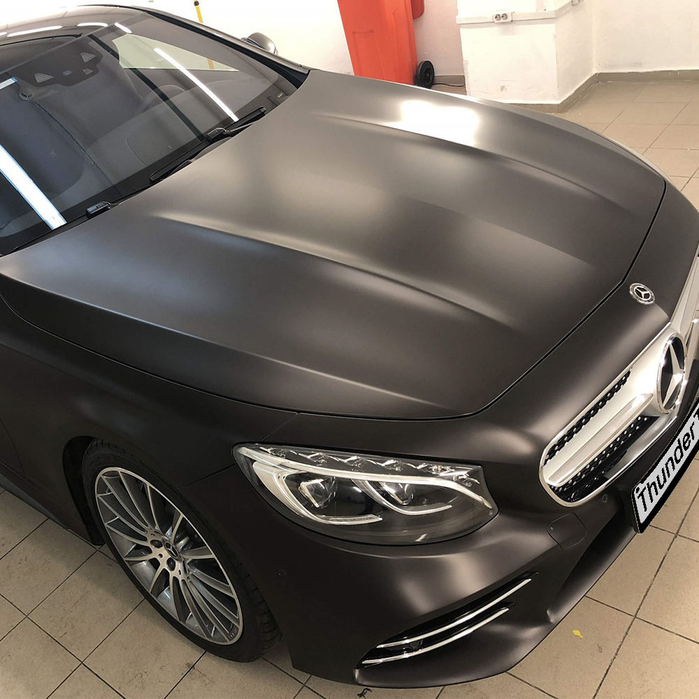 Genuine Matte Black Vinyl Wrap Car Auto Sticker Film Decal Bubble Free Sheet USA