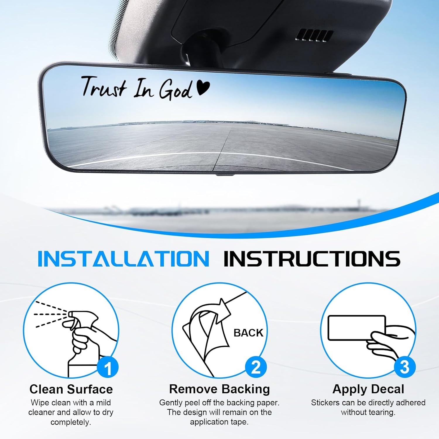 2-8pcs Car Rearview Stickers,Cars Decals,Car Accessories Auto Stickers Decoratio