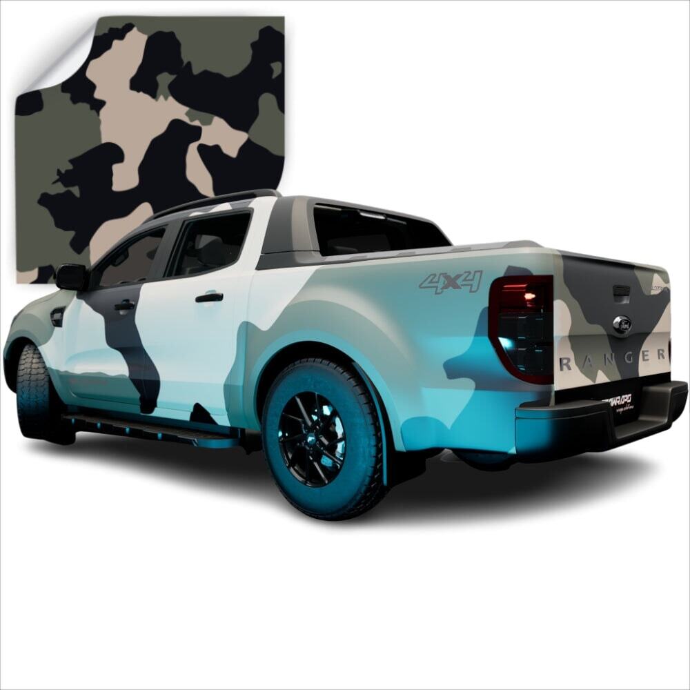 3M Vinyl Printed Jumbo Camo Patterns CW Series Wrapping Film | CW1524J