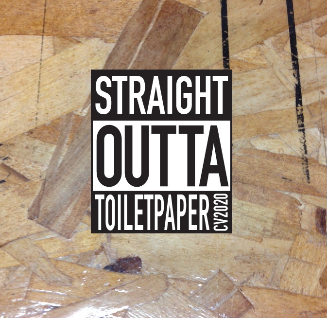 Straight Outta Toilet Paper CV 2020 Parody Funny Sticker Decal 3.5″
