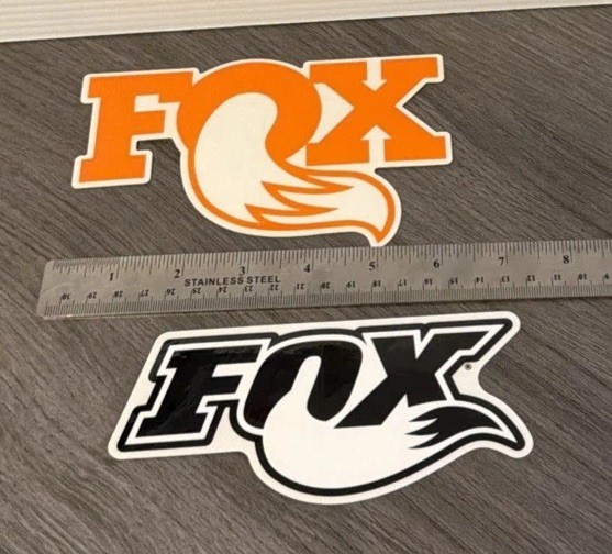 FOX shocks decal stickers Sticker Decals BAJA Racing 1000 Chevy giant bike race