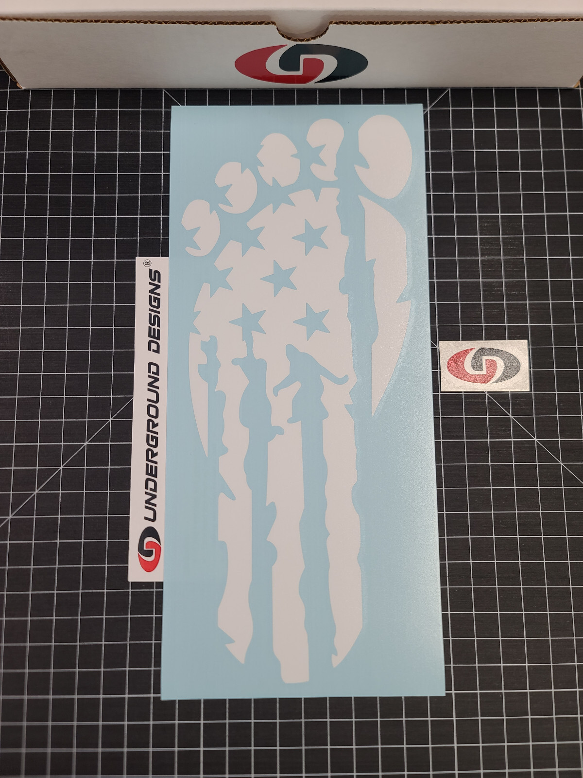 Bigfoot Decals American Flag Window Stickers Sasquatch Yeti Skunk Ape Foot Print