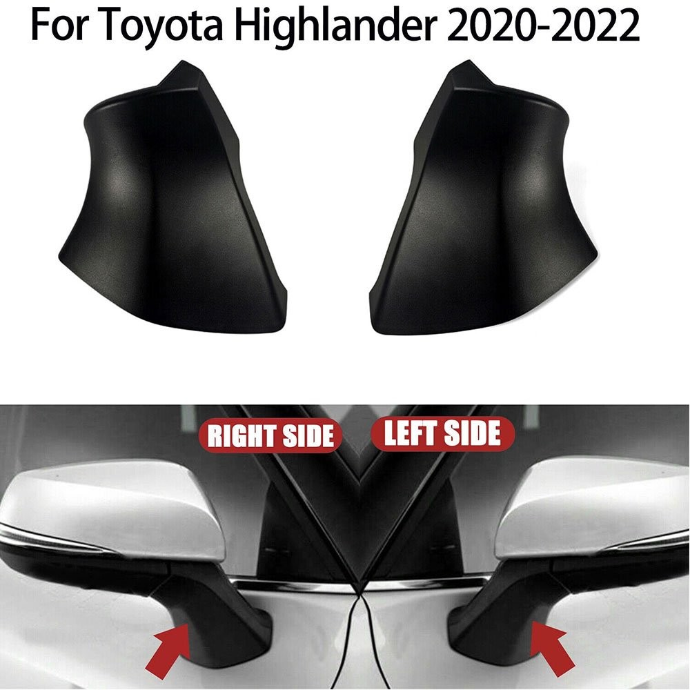 2/Left & Right Side Rearview Mirror Tri Base Cover For Toyota Highlander 20-2 J