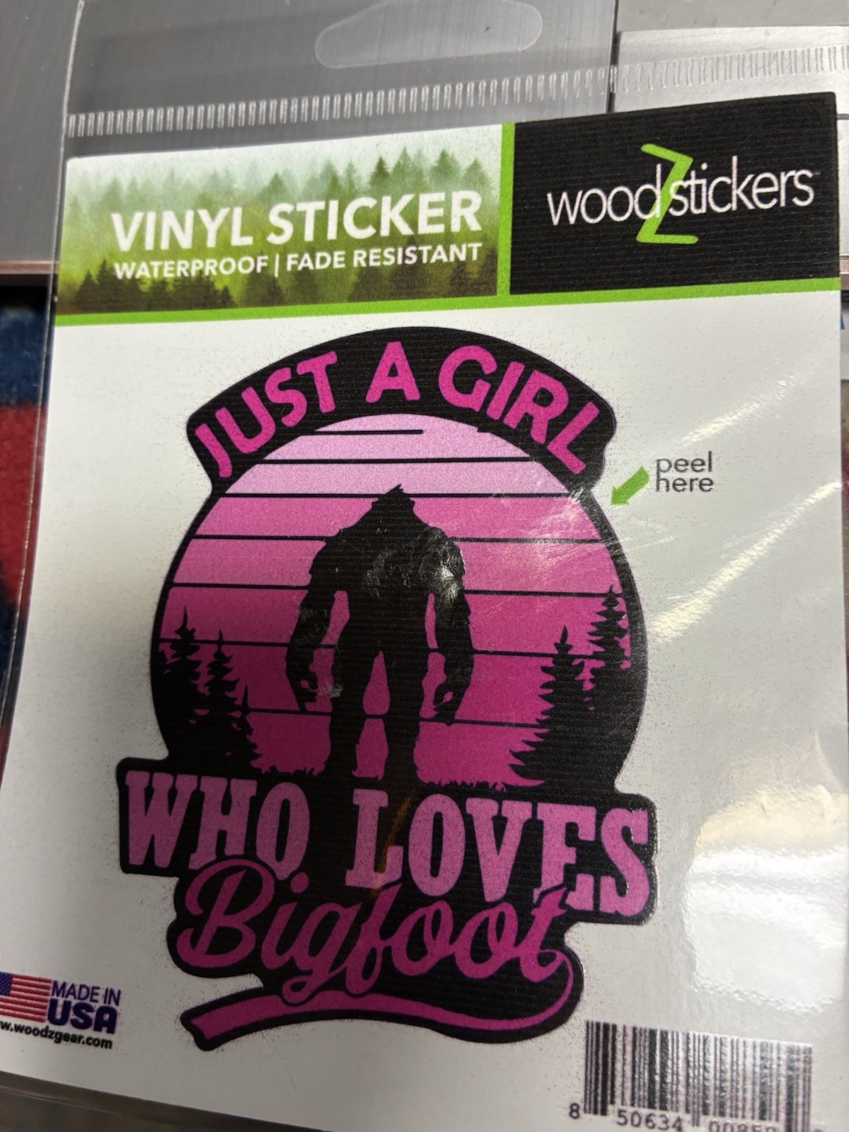 Just A Girl Who Loves Bigfoot Decal / Sasquatch Decals / Girl Bigfoot Stickers