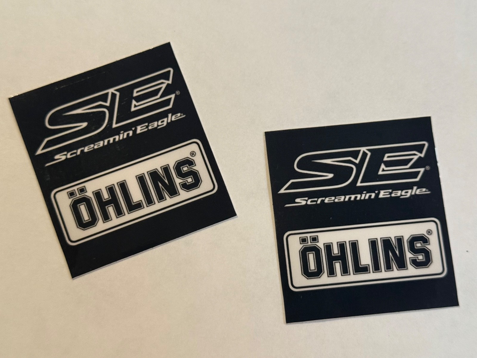 x2 Ohlins Stickers – Black – Screaming Eagle 2 x 2.25 Inches Other Sizes Avail.