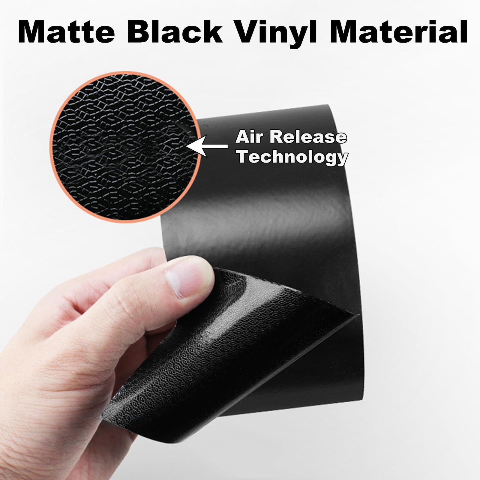 Matte Black Vinyl Wrap HeavyDuty Chrome Delete Tape 1in x 30ft for Car Detailin