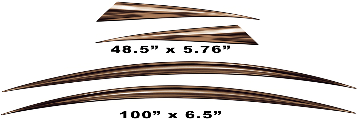 RV, Trailer, Camper, Motorhome Large Vinyl Decals/Graphics Kit-K-0005-2