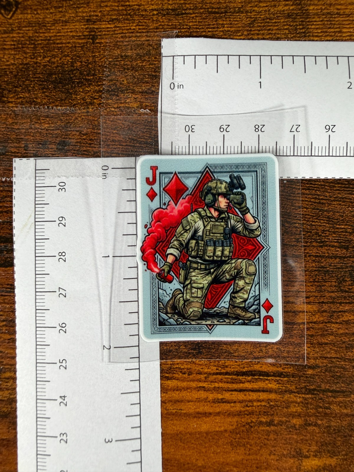 Jack of Diamonds (small) decal sticker