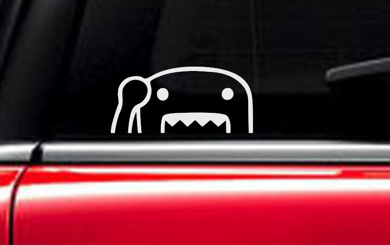 Domo Kun Vinyl Decal Sticker Car Drift J Decal Vinyl Car Window Sticker ANY SIZE