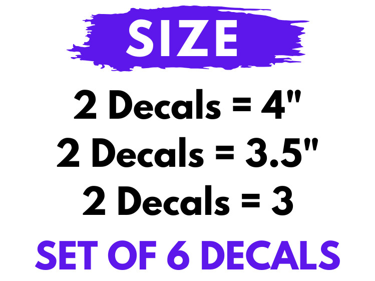 6x Mercedes-Benz Brake Caliper Decal Stickers / Car Decals / Car Stickers