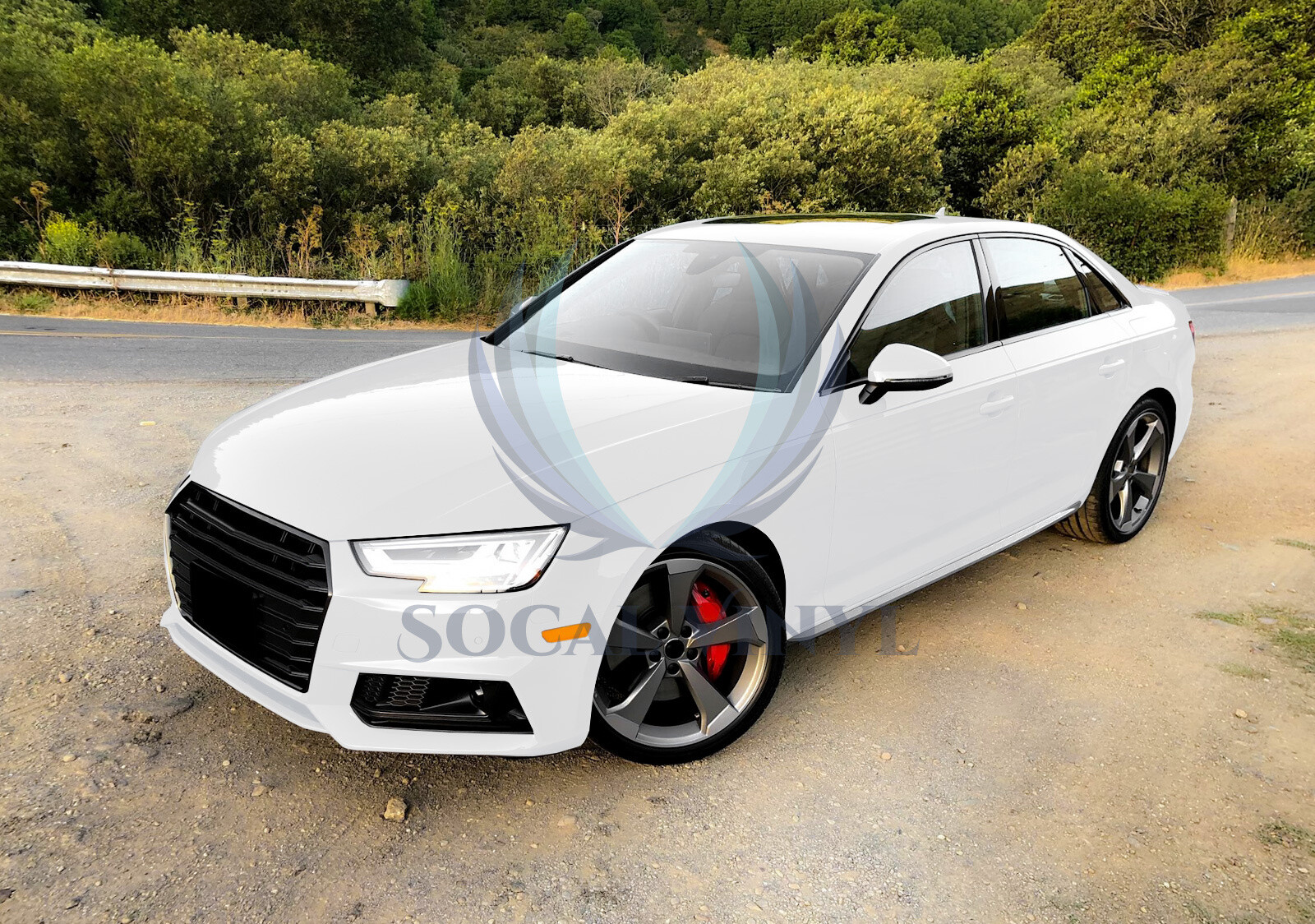 Gloss Glossy White Car Vinyl Wrap Sticker Decal Film Air Release Bubble Free