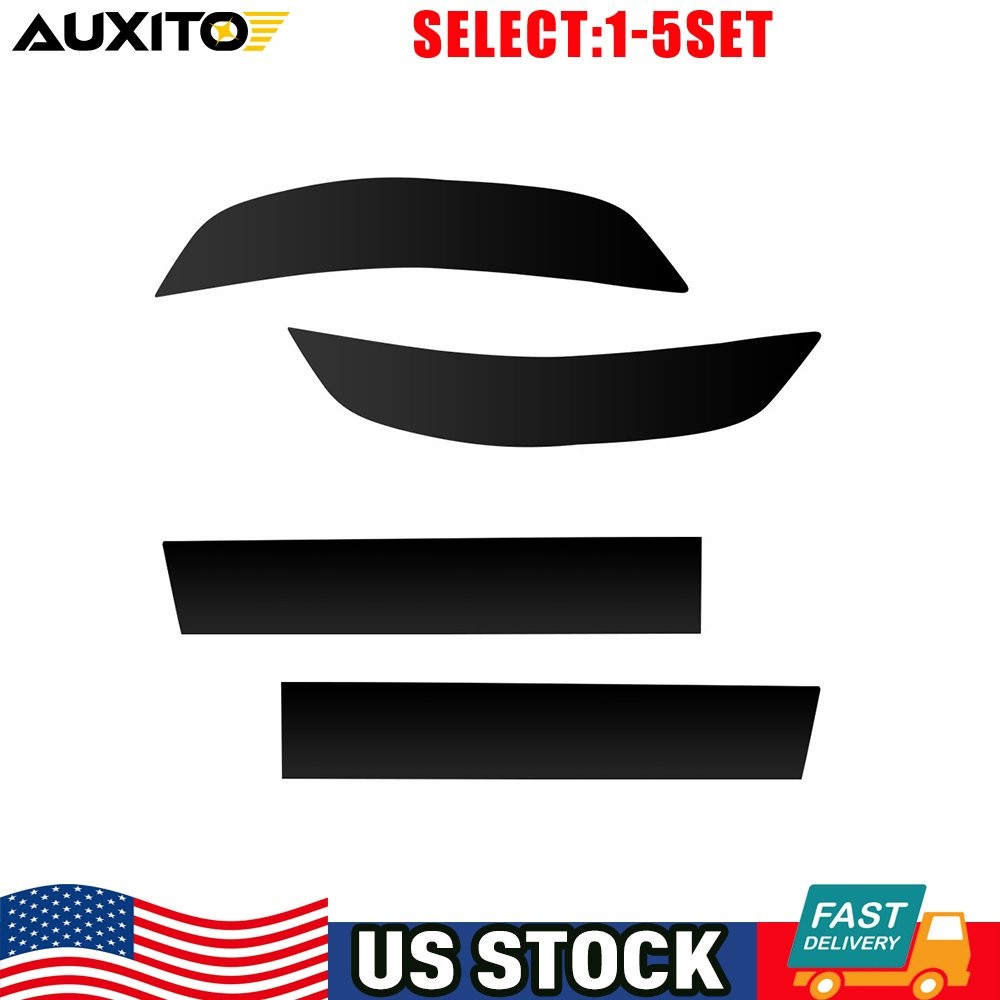 For 2024+ Chevy Traverse Front Rear Reflector Precut Smoke Vinyl Overlay 4-20X