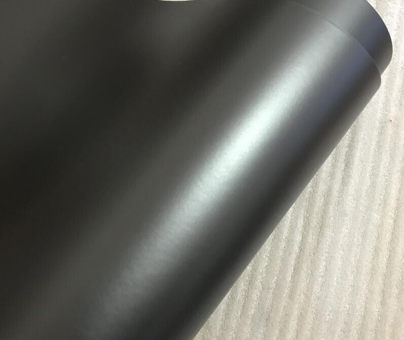 Whole Car Wrap 50FT x 5FT Metallic Satin Matte Chrome Dark Gray Vinyl Sticker US