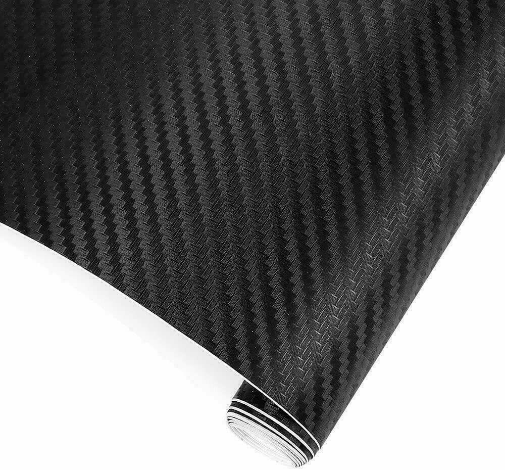 60″x12″ Waterproof Texture Carbon Fiber Vinyl Car Wrap Sheet Roll Film Sticker