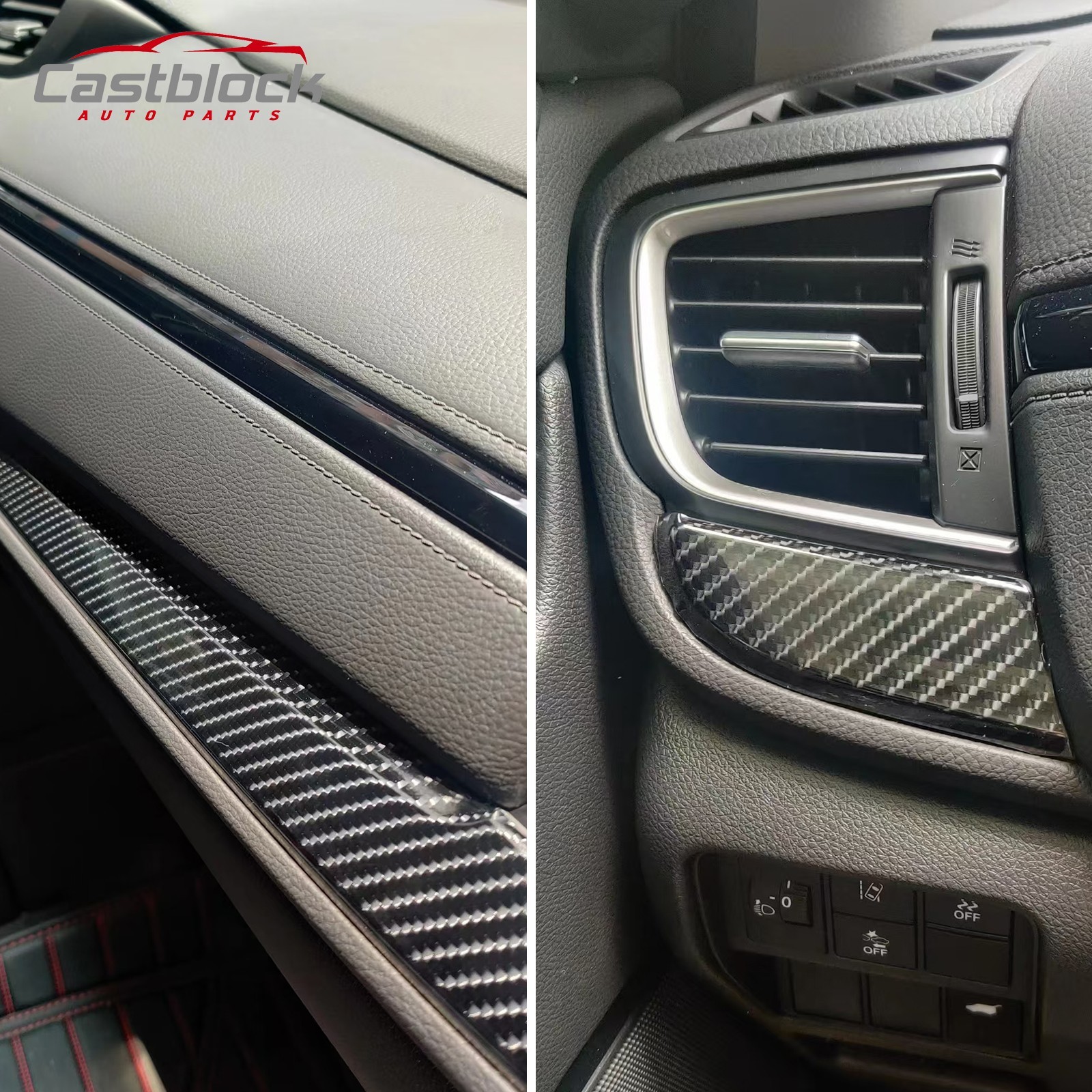 Vinyl Carbon Fiber Black Film Wrap 3D Bubble Free Air Release (12″ x 59″)