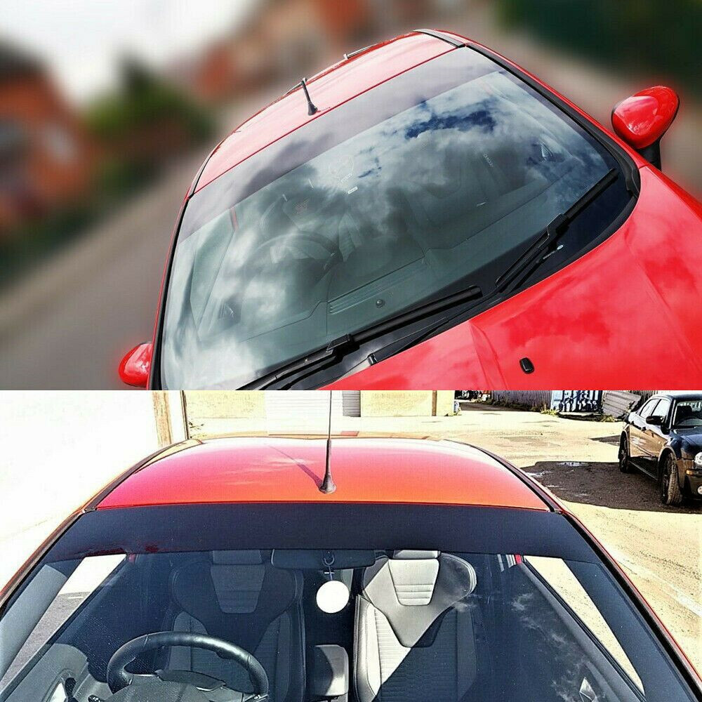 Car SUV Front Windshield Sunshade Decal Window Gloss Black Sticker Waterproof