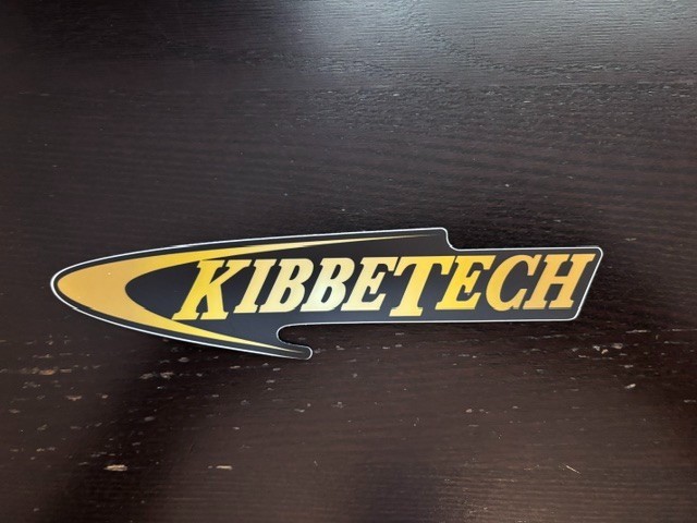 KIBBETECH Suspension Springs Lift Vinyl 8″X1.75 Sticker Logo