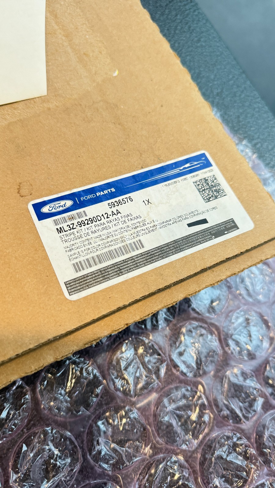 New OEM genuine Ford Raptor FP RH Rear Bed Decal 2021-2024 F150 ML3Z-99290D12-AA