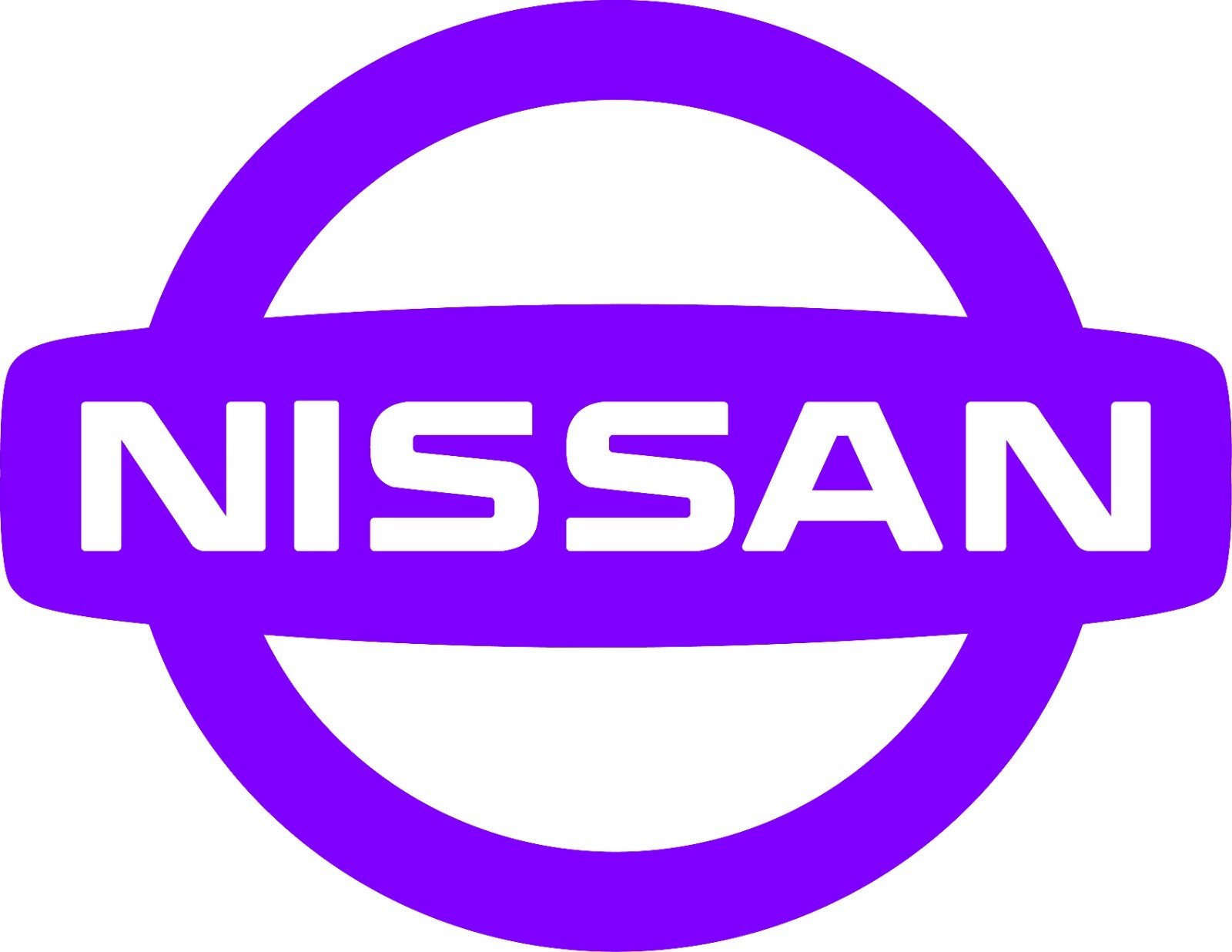 Custom Nissan Badge Emblem Die Cut Vinyl Decal Multiple Colors and Sizes