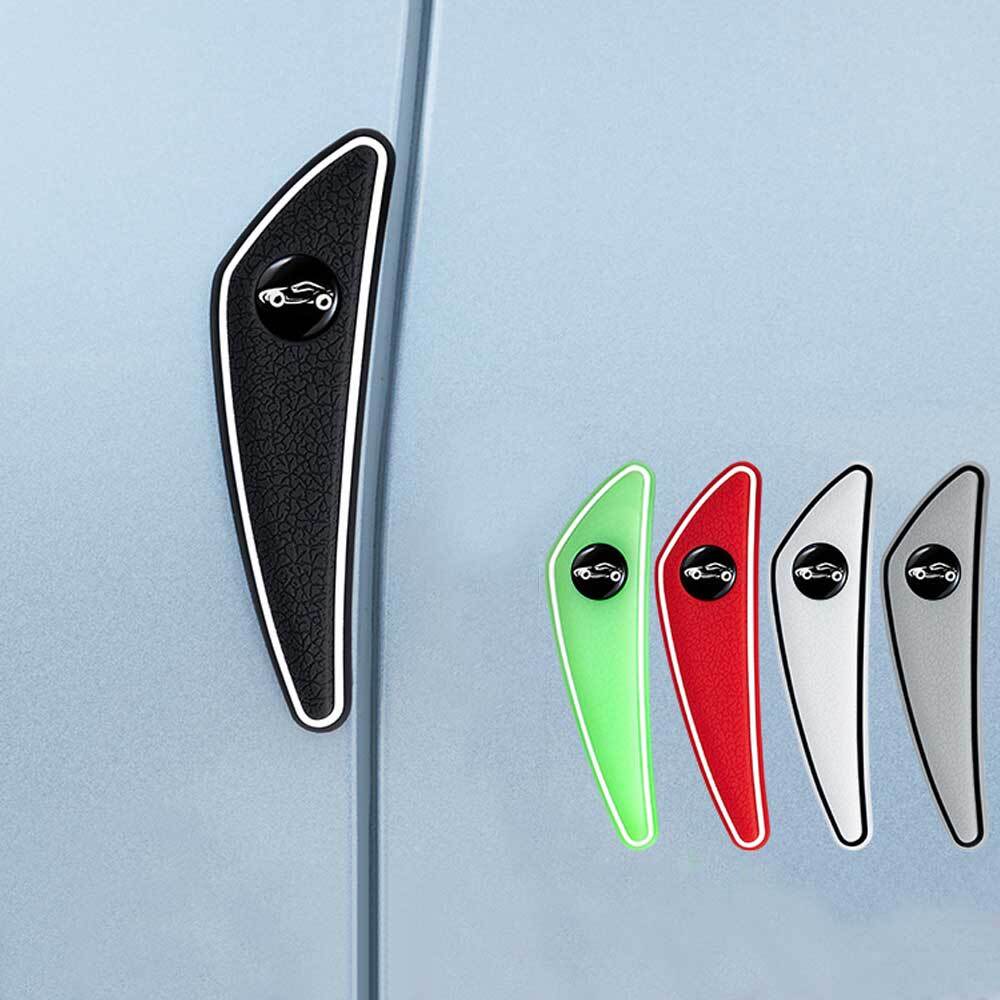 4pcs Car Door Edge Guard Strip Anti-Scratch Protector Stickers Car Accessories