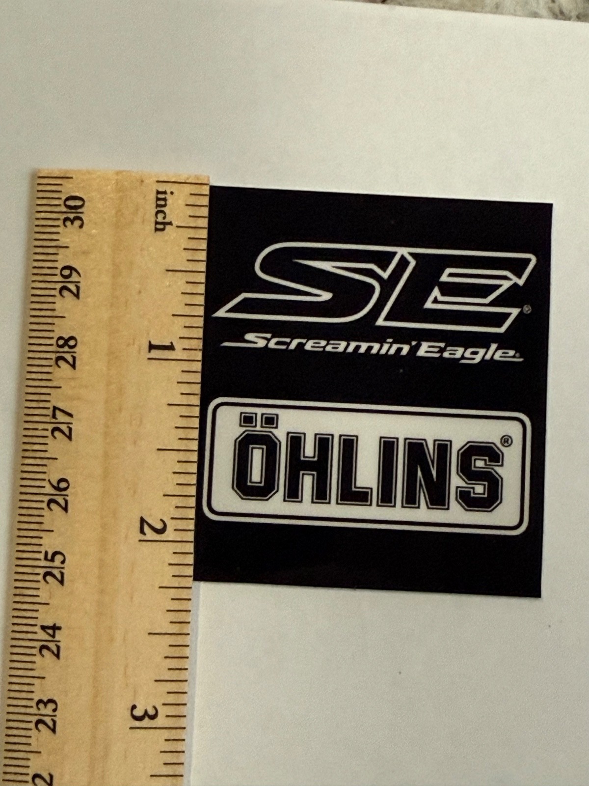 x2 Ohlins Stickers – Black – Screaming Eagle 2 x 2.25 Inches Other Sizes Avail.