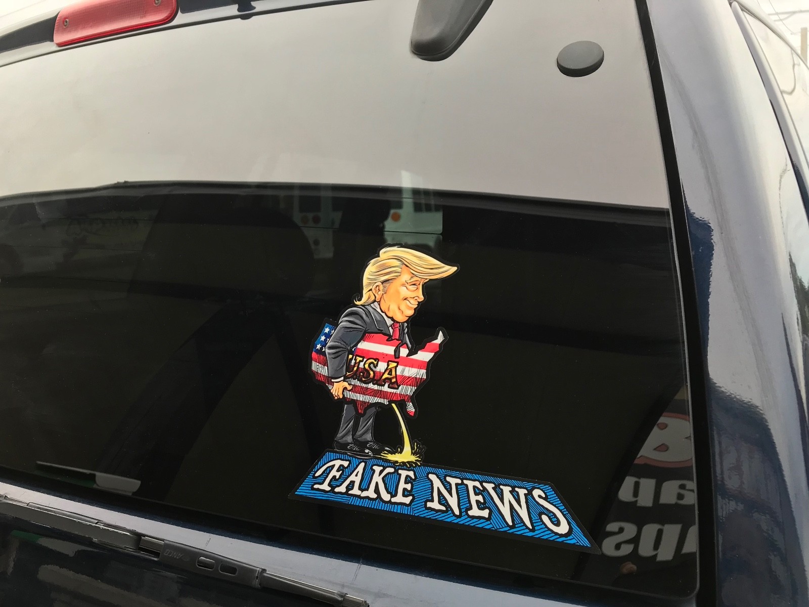 Donald Trump Pissing Bumper Sticker, Trump Pissing Sticker, Trump 2020, MAGA