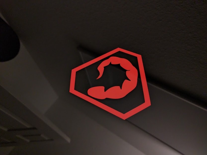 2 Pack Command & Conquer NOD Gloss Red Vinyl Decal Sticker 4″1/2 x 3″ 3/4