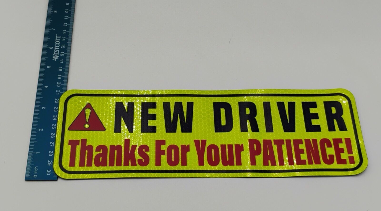 NEW DRIVER THANKS FOR YOUR PATIENCE! Car Magnet
