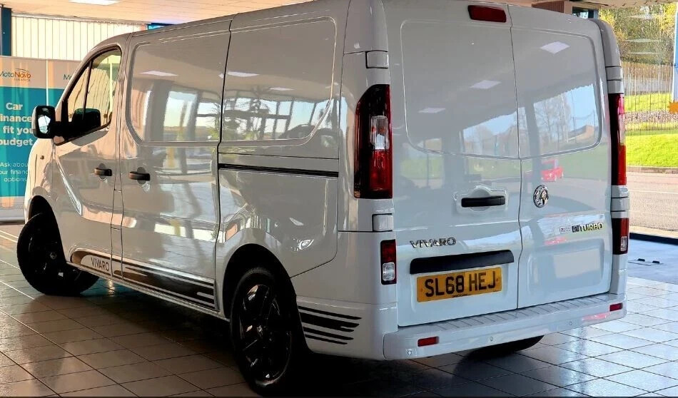 Fits Vivaro Graphics Side Bonnet Rear Vinyl Decals Nav LTD Edition