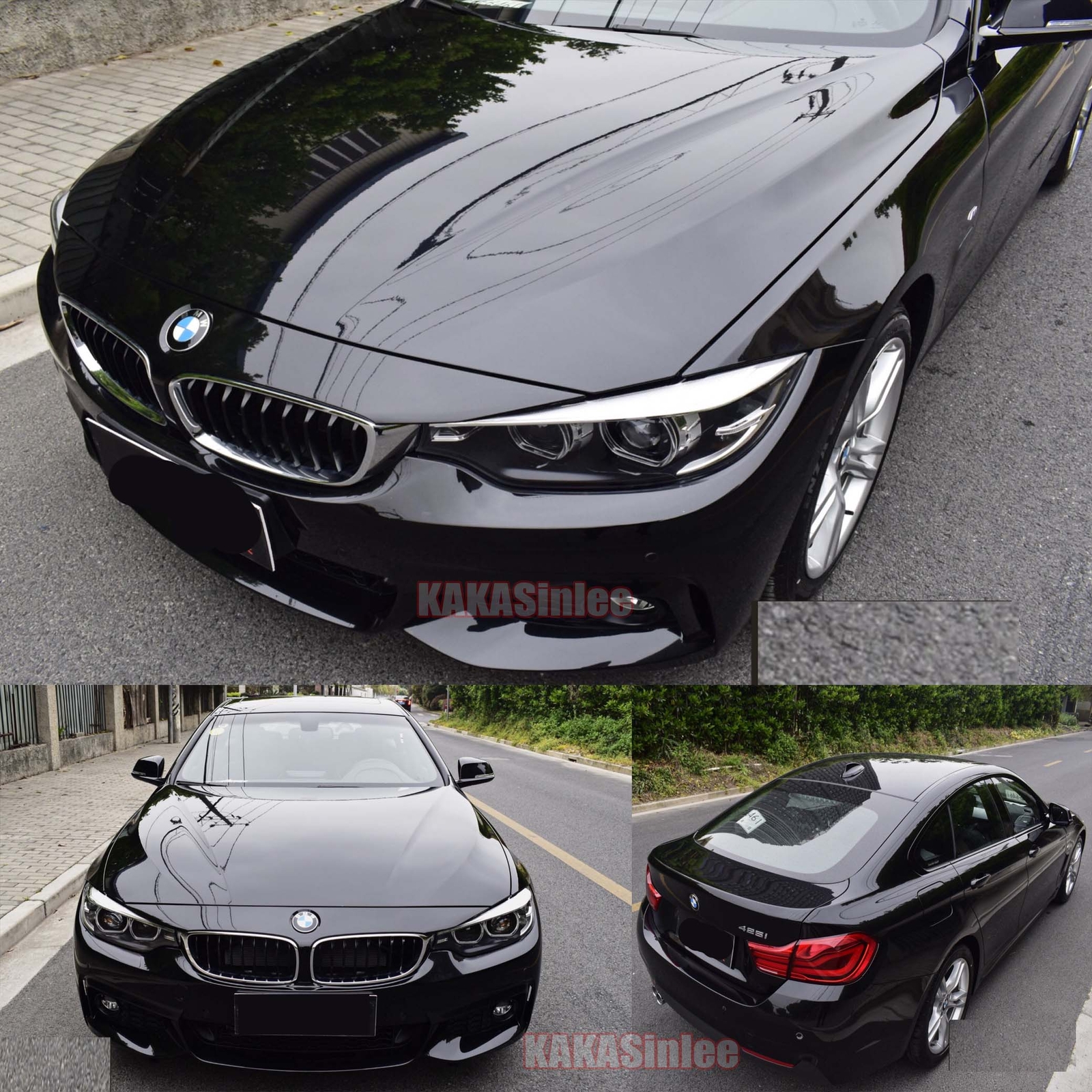 Black Whole Car Wrap Glossy Metallic Chrome Flat Vinyl Decal Sticker Flexible AX