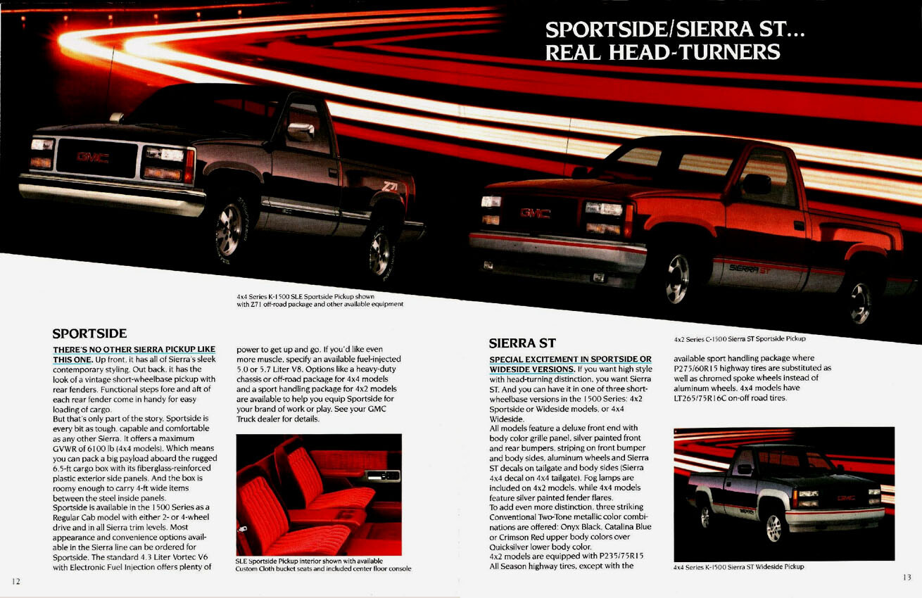 CHEVY CHEVROLET C/K GMC SIERRA PICKUP ST DECAL STICKER DECALS PACKAGE SET KIT