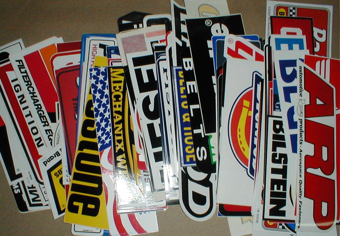 30 Full size New Hot Rod Drag Racing speed shop decal sticker lot MSD MAHLE ARP