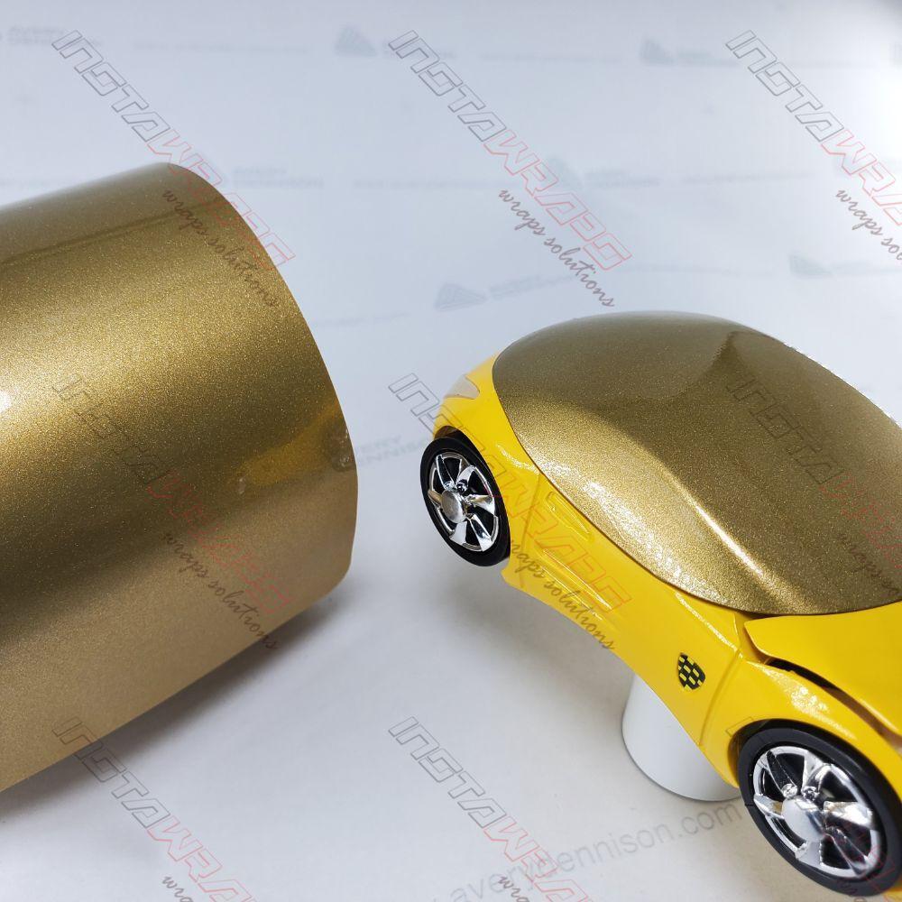 Avery Dennison SW900 Supreme Gloss Gold Metallic Vinyl Car Wrap Film | 215-M