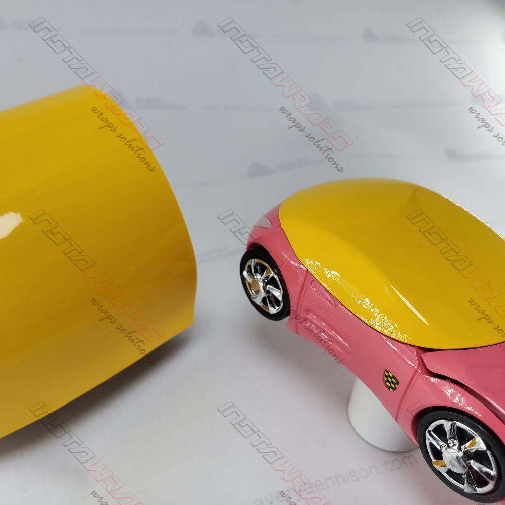Avery Dennison SW900 Supreme Gloss Dark Yellow Vinyl Car Wrap Film | 249-O