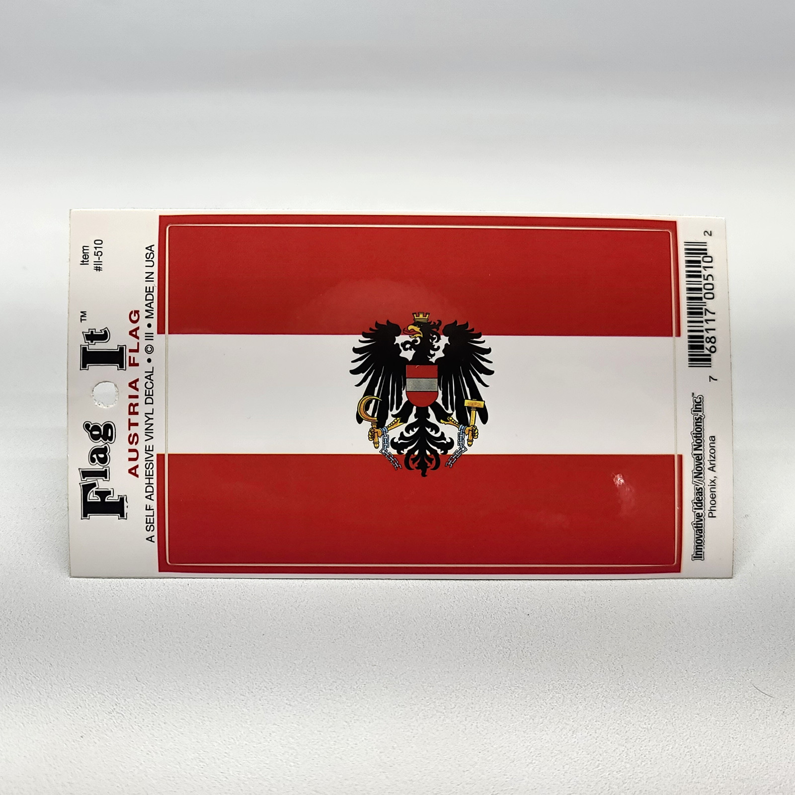 ⭐️ Flag It Austria Flag Window Bumper Vinyl Decal Sticker- 3.25″ x 4.875″