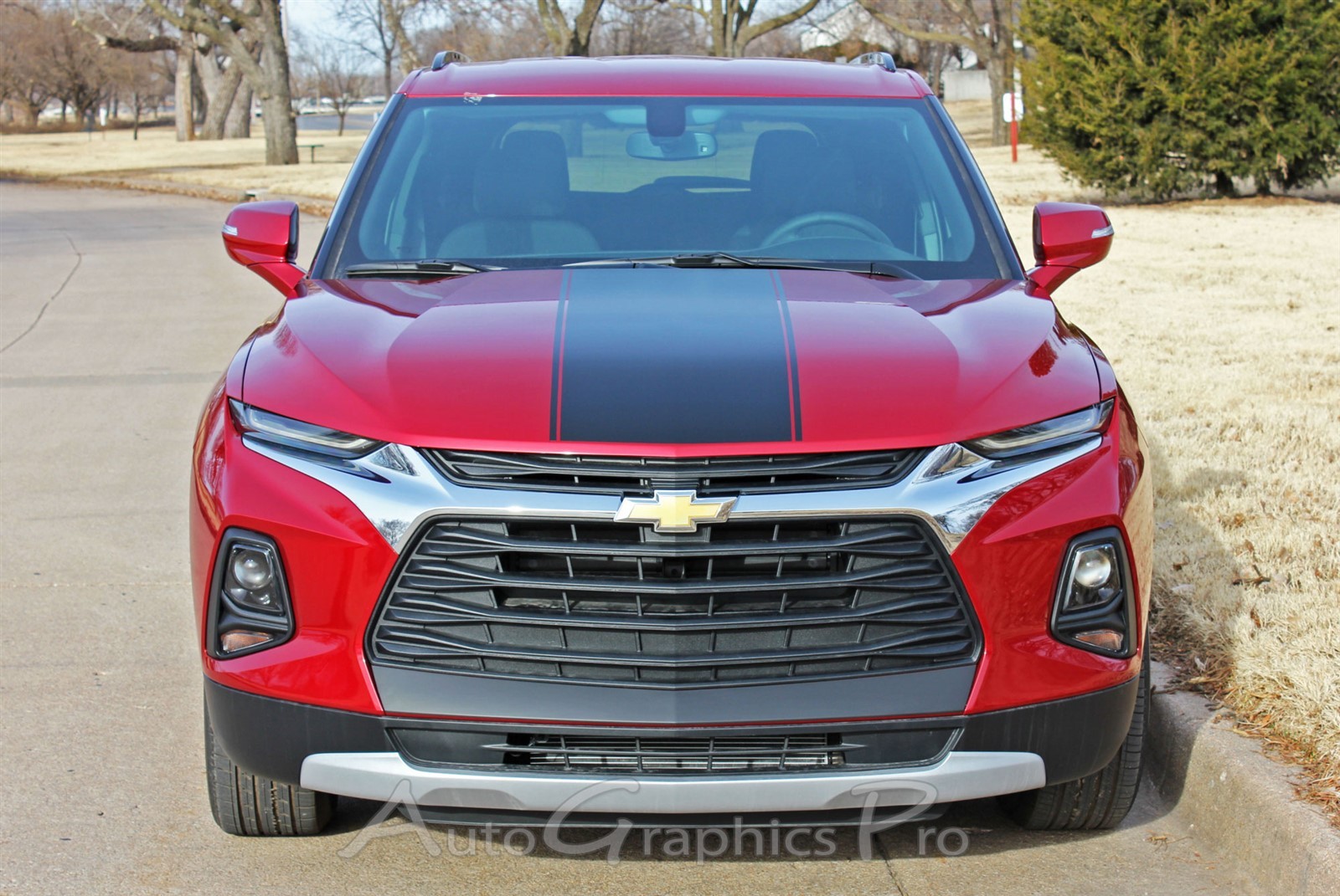 2019-2024 Chevy Blazer Hood Decals HOT STREAK Hood Stripes Vinyl Graphics Kit