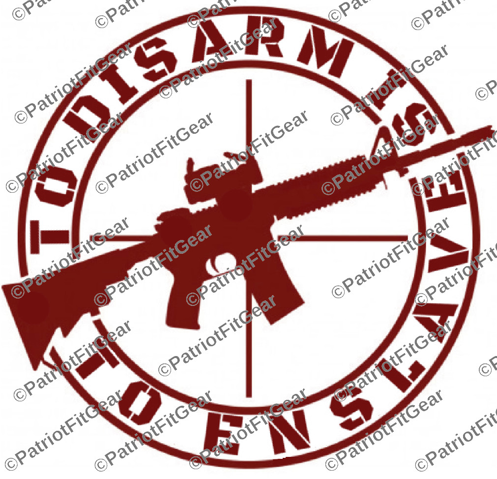 Molon Labe,To Disarm Is To Enslave,Gun Rights,We The People,Custom Vinyl Decal