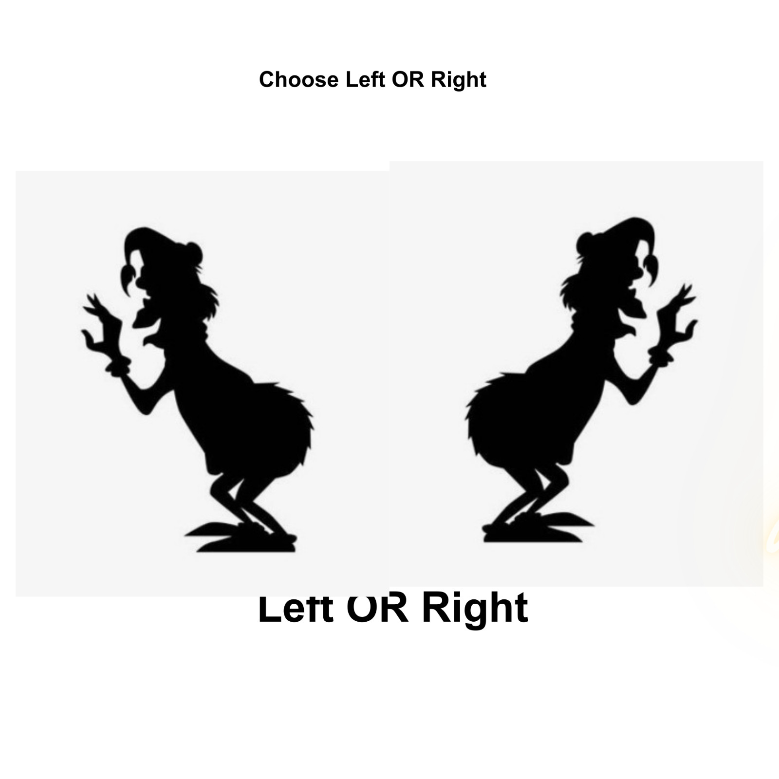 Grinch Xmas Silhouette Vinyl Decal Choose Size and Color