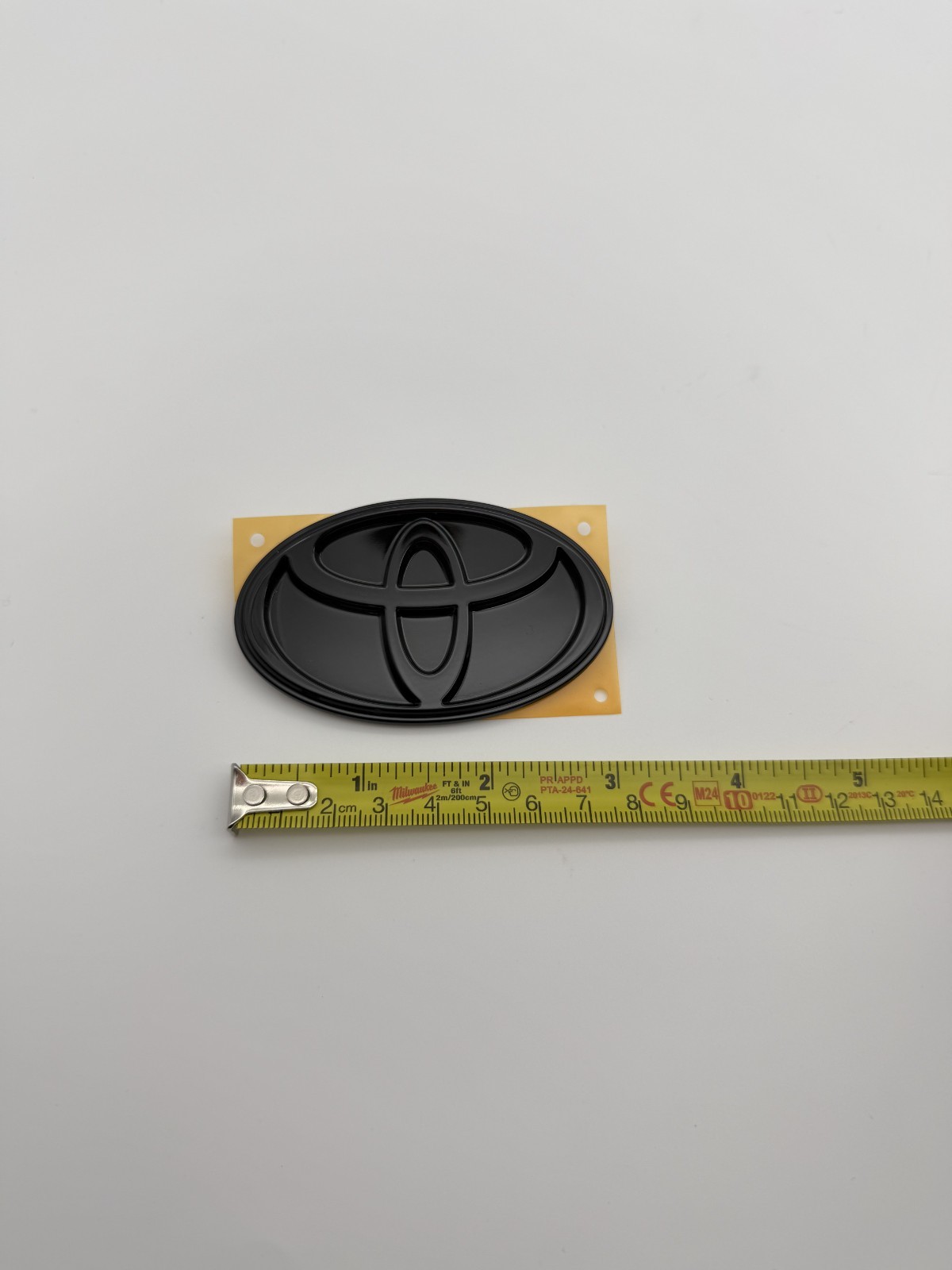 JDM OEM TOYOTA Prius 60 Nightshade MXWH61 Front Rear Emblem Set Black NEW JAPAN