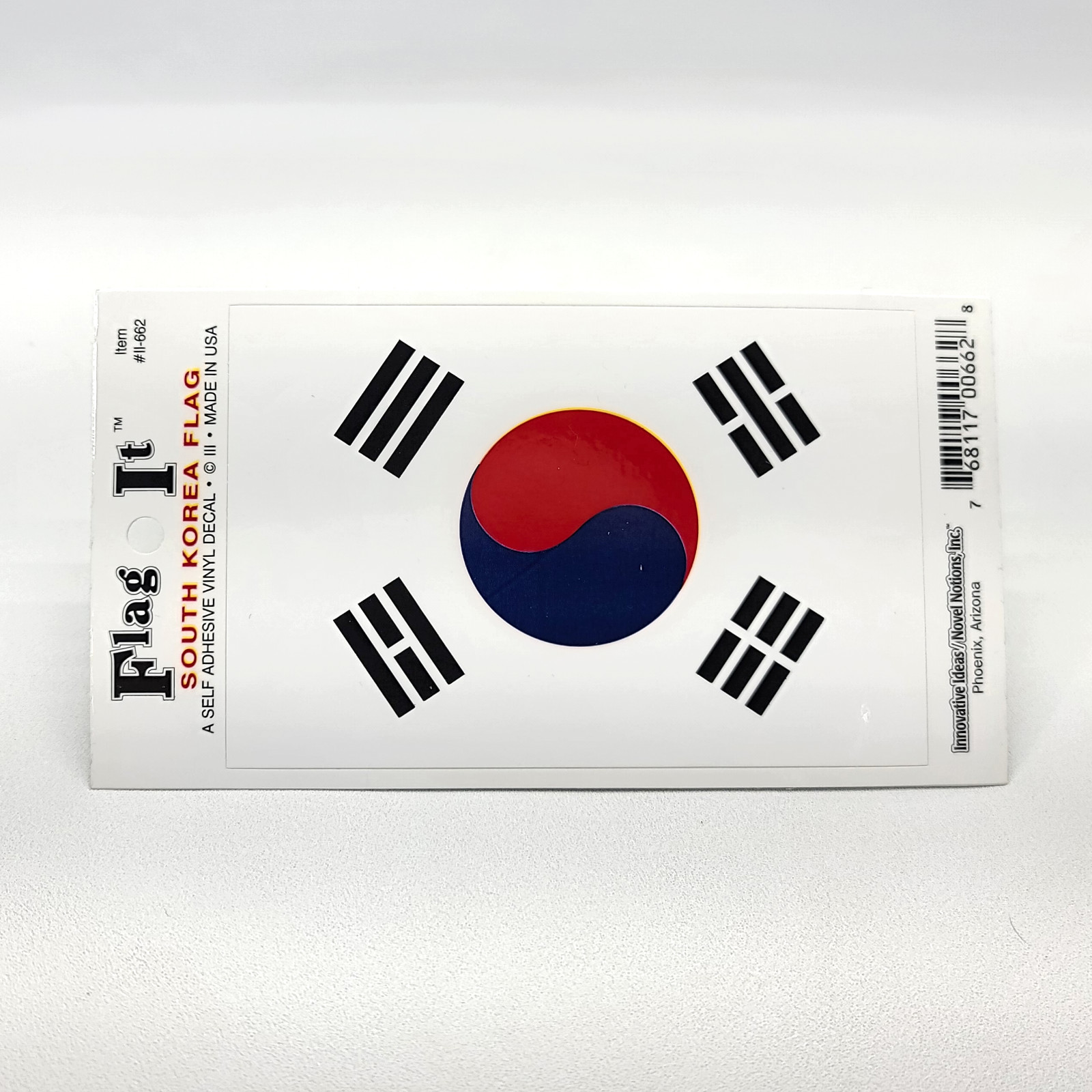 ⭐️ Flag It South Korea Window Bumper Vinyl Decal Sticker- 3.25″ x 4.875″