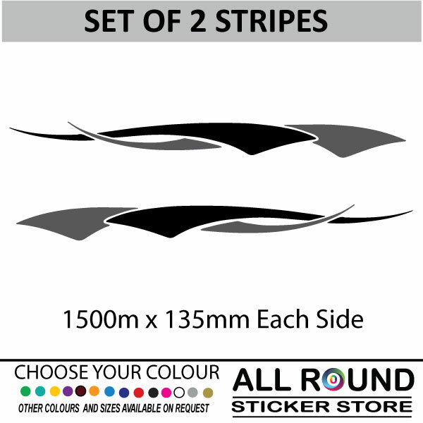 1.5m Stripes Vehicle Boat RV Campervan Caravan Motorhome, truck , trailer ST01