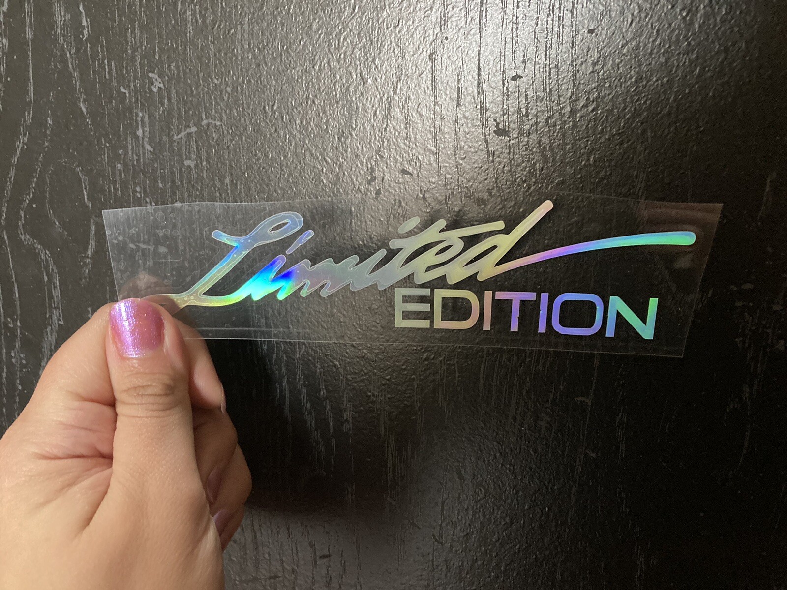 Limited Edition Laser Cut Decal Sticker – Reflective/Multicolor – Free Shipping